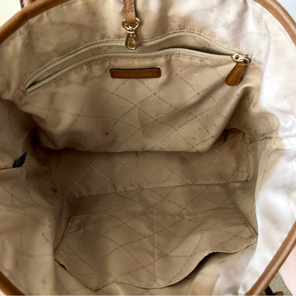 Michael Kors Brown Saffiano Leather Tote - Picture 5 of 11